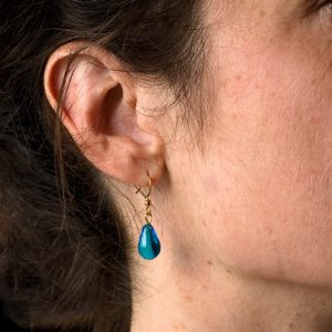 Bijoux en verre et acier inoxydable, créations artisanales fait main en France à Paris, bijoux Diatomée